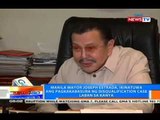 NTG: Mayor Erap, ikinatuwa ang pagkakabasura ng disqualification case laban sa kanya