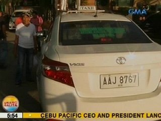 UB: Taxi driver, hinoldap sa Parañaque; minamanehong taxi, tinangay