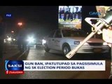 Saksi: Gun ban, ipatutupad sa pagsisimula ng SK election period ngayong Huwebes
