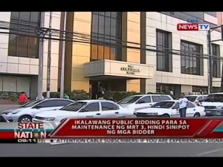 SONA: Ikalawang public bidding para sa maintenance ng MRT-3, hindi sinipot ng mga bidder