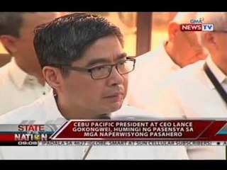 SONA: Lance Gokongwei, humingi ng pasensya sa mga naperwisyong pasahero