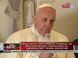 Pahayag ni Pope Francis tungkol sa responsableng pagpapamilya umaning iba't ibang reaksyon