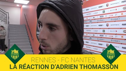 SRFC-FCN : la réaction d'Adrien Thomasson