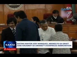 Saksi: Dating Mayor Joey Marquez, abswelto sa graft case kaugnay sa umano'y overpriced ammunition