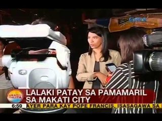 UB: Lalaki, patay sa pamamaril sa Makati City