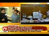 UB: Mga gamit ni Pope Francis at mga dating Santo Papa, naka-display sa 'Tu Es Petrus: Exhibit'