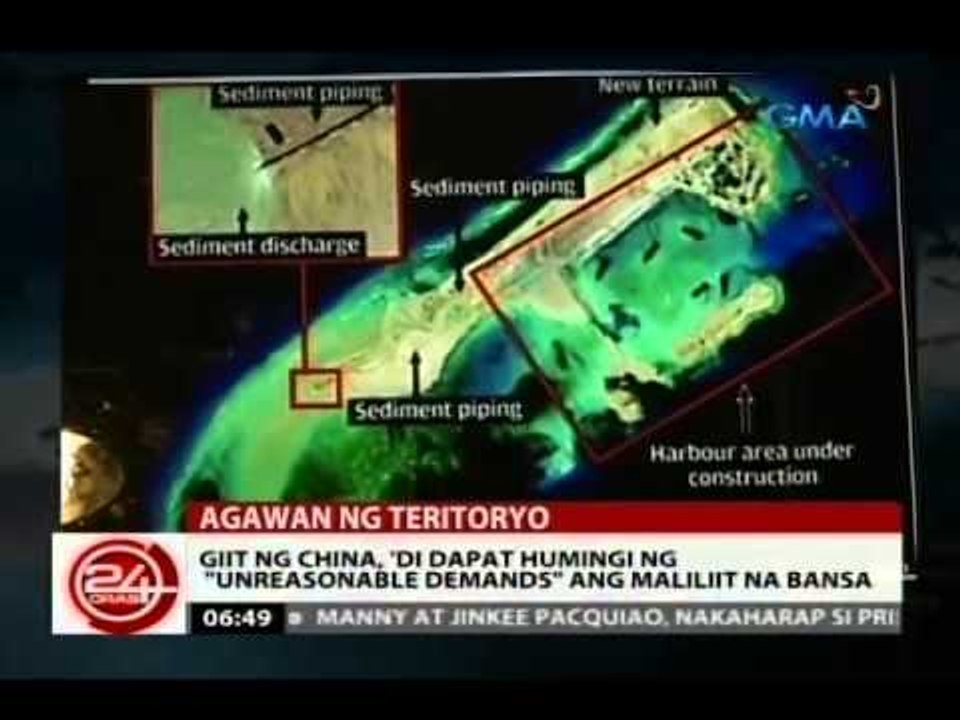 24Oras: Giit ng China, 'di dapat humingi ng "unreasonable demands" and maliliit na bansa
