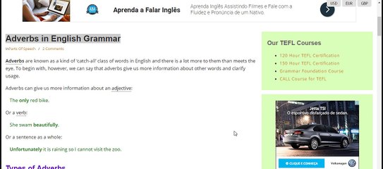 Adverbs in English Grammar