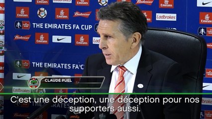 FA Cup - Puel : "Je suis responsable de cette défaite"