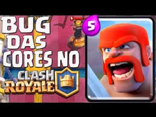 Bug das Cores Mudando no Clash Royale Isso é Possível? Mudando as cores das coisas no jogo Clash Royale,.