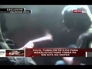 QRT: Pulis, tumalon sa ilog para makaligtas pero tinira pa rin siya ng sniper