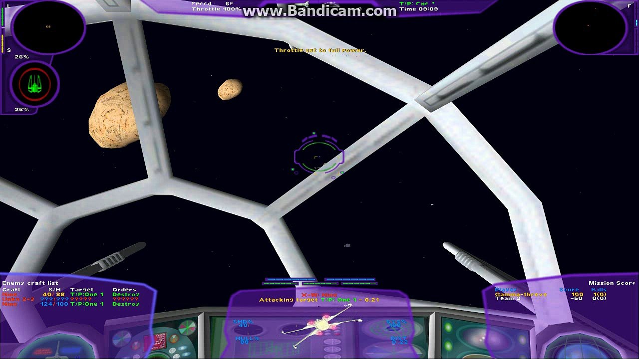 Skirmish: TIE Phantom vs. X-Wings (Star Wars: X-Wing Alliance)