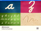 Cursive Writing ✏ Montessorium Intro to Cursive All Lowercase and Uppercase Letters