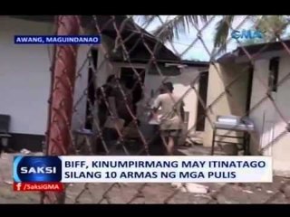 Saksi: BIFF, kinumpirmang may itinatago silang 10 armas ng mga pulis na napatay sa Mamasapano