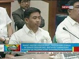 Makati Mayor Binay, pwersahang dinala sa Senate session hall