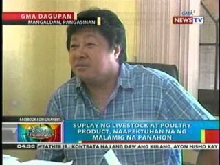 Suplay ng livestock at poultry product sa Dagupan City, naapektuhan na ng malamig na panahon