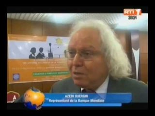 Lutte contre le chômage: la Banque Mondiale et le ministère de l'emploi organisent un atelier