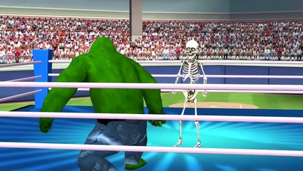 Finger Family Collection | Jumbo Man Vs Cave man Wrestling Finger Family Nursery Rhymes