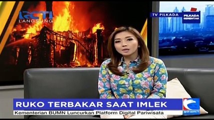 Diduga Korsleting Listrik, Ruko Terbakar Saat Imlek