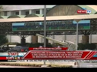 Pagkukulang sa koordinasyon, posibleng isa raw sa mga dahilan ng madugong engkuwentro sa Maguindanao