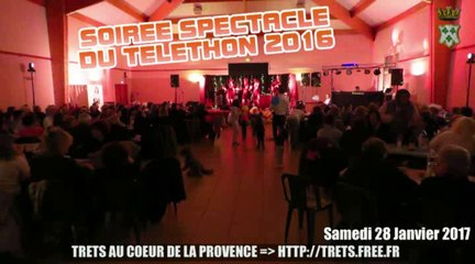 Soirée du TELETHON 2016 à Trets le 28janv2017