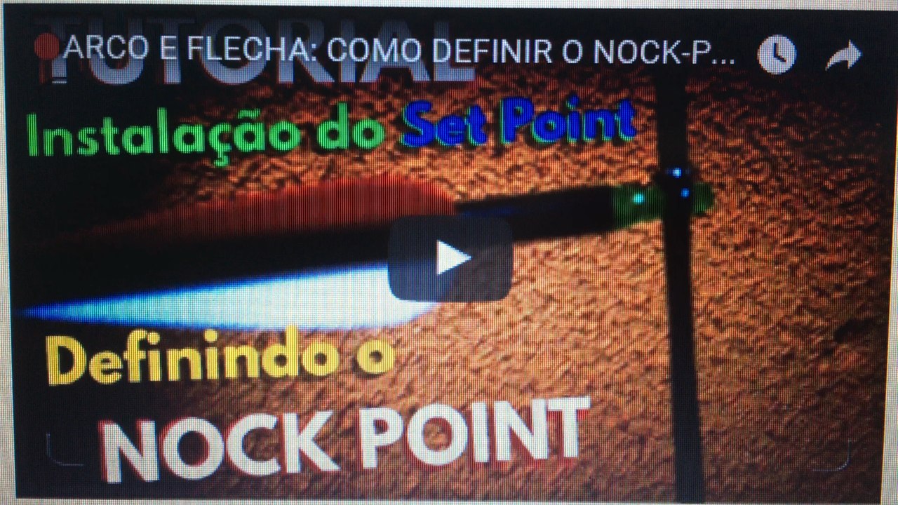 TIRO COM ARCO: COMO DEFINIR O NOCK-POINT? (TUTORIAL)  - Arqueria #31
