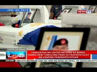 Tanggapan ng UN sa bansa, handa raw tumulong para sa pagpapatuloy ng usaping pangkapayapaan