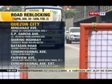 BT: Road reblocking, isinasagawa sa ilang kalsada sa Metro Manila