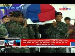 2 pang labi ng nasawing PNP-SAF, inilabas na sa Camp Bagong Diwa at iniuwi sa Zamboanga del Sur