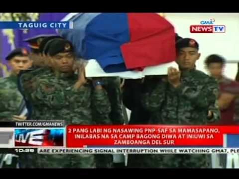 2 pang labi ng nasawing PNP-SAF, inilabas na sa Camp Bagong Diwa at iniuwi sa Zamboanga del Sur