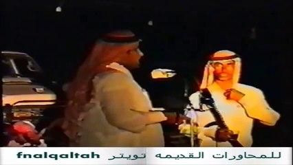 صياف الحربي وسلطان الهاجري مع فلاح القرقاح وعبدالله بن شايق ( 27-1-1417 هـ )