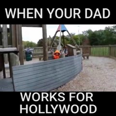 WHEN UR DAD WORK FOR HOLYWOOD