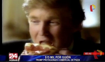 EEUU: venden en 15 mil dólares guión gráfico del comercial que protagonizó Trump