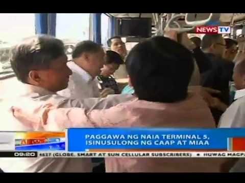 NTG: Paggawa ng NAIA terminal 5, isinusulong ng CAAP at MIAA