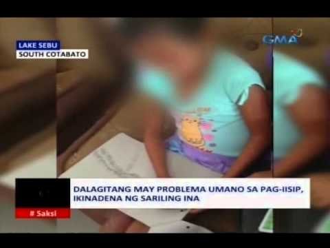 Saksi: Dalagita sa South Cotabato na may problema umano sa pag-iisip, ikinadena ng sariling ina