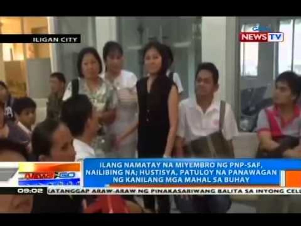 NTG: Ilang namatay na miyembro ng PNP-SAF, nailibing na