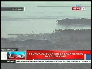 NTVL: 14 sundalo, sugatan sa engkwentro sa Abu Sayyaf