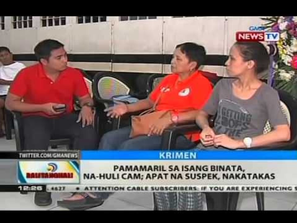 BT: Pamamaril sa isang binata, na-huli-cam; apat na suspek, nakatakas