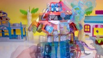 Optimus Prime Truck (Transformers, Rescue Bots) Saves Dora and Friends and Hello Kitty Toy Review