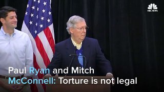 Paul Ryan And Mitch McConnell Torture Is Not Legal News