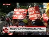24 Oras: Panawagang pigilan ang dagdag-pasahe sa MRT at LRT, idinaan sa protesta sa SC