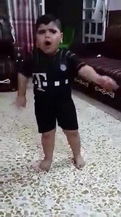 Arabic boy dance and singing