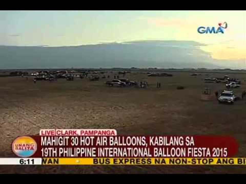 UB: Mahigit 30 hot air balloons, kabilang sa 19th Philippine Int'l Balloon Fiesta 2015