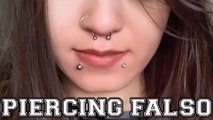 Como fazer Piercing Falso! Diy ♥