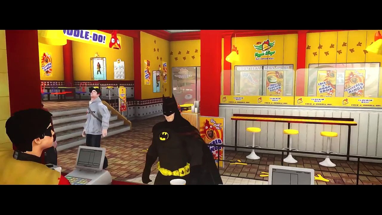 Batman Batcar and Zombie Lightning McQueen CARS Race Track HD 1080p Custom Disney Pixar Cars1
