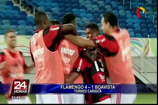 Flamengo venció 4-1 a Boavista con goles de Guerrero y Trauco