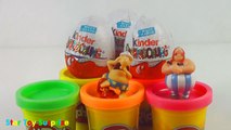 Kids SURPRISE EGGS Toys Asterix & Obelix Disney Kinder Egg
