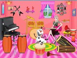 Эльза музыкальная комната украшения игра, хорошая игра для детей, супер игра для ребенка, лучшая игра для малыша