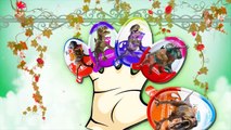 Семейные Детские Стишки Палец Лев Кинг-Конг Мультфильмы | Киндер Джой Динозавров Finger Семья Рифмуется