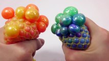 DIY How To Make Colors Squishy Stress Balloons Slime Ball Real Syringe Play Learn Colors Slime Ice